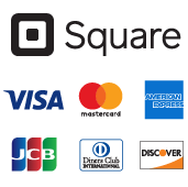 Visa Master AMEX Squareでクレジット―カード決済